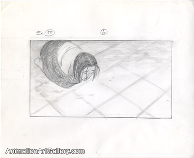 Storyboard of Mulan from Mulan