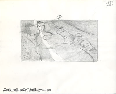 Storyboard of Mulan from Mulan