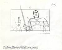 Storyboard of Shang and Chi Fu from Mulan