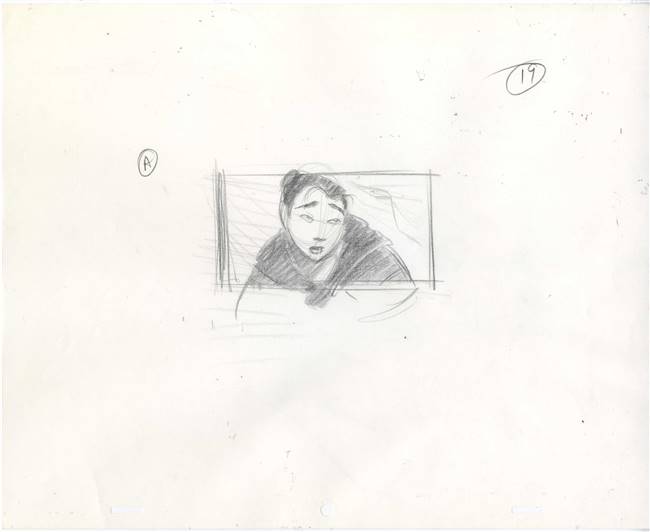 Storyboard of Mulan from Mulan