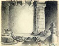 Original Layout Drawing from Fun and Fancy Free (1947)