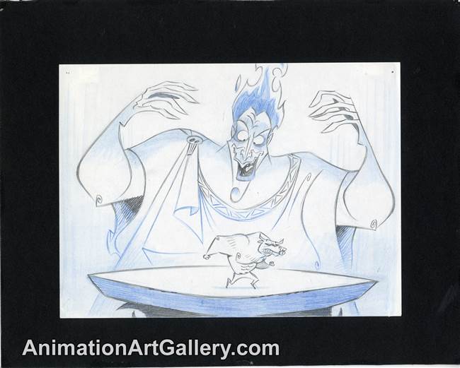 Storyboard of Hades from Hercules