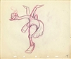 Original Production Drawing of Mlle. Upanova from Fantasia (1940)