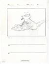 Original Storyboard Drawing of Meeko and Percy from Pocahontas II: Journey to a New World (1998)