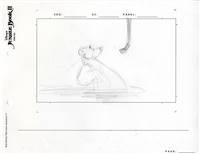 Original Storyboard of Baloo and Kaa from Jungle Book II (2003)