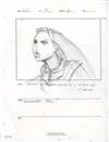 Original Storyboard Drawing of Pocahontas from Pocahontas II: Journey to a New World (1998)