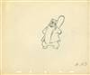 Original Production drawing of Brer Bear from Song of the South (1946)