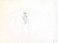 Original Production Drawing of Robin Hood from Robin Hood (1973)