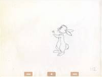 Original Production Drawing of Rabbit from The Many Adventures of Winnie the Pooh (1977)