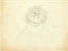 Original Production Drawing of Baloo from Jungle Book (1967)