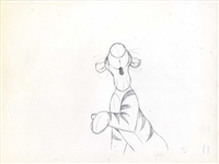 Original Production Drawing of Tigger from Winnie the Pooh and Tigger, Too (1977)