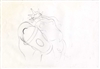 Original Production Drawing of King Triton from the Little Mermaid (1989)