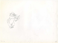Original Production Drawing of Alley Cat from Aristocats (1970)