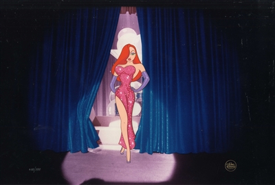 Original Limited Edition Cel of Jessica Rabbit titled "Jessica's Debut"