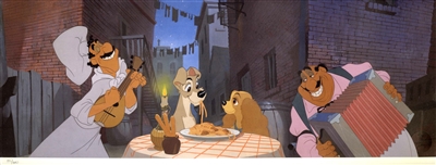 Limited Edition Lithograph "Moonlight Dinner"