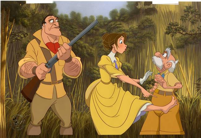 Tarzan Walt Disney Employee Exclusive Limited Edition Cel