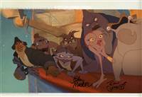 Treasure Planet Lithograph Signed by John Musker and Ron Clements