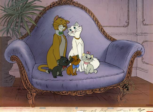 Limited Edition Cel of Aristocats