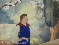 Key Master Set-up of the Prince from Snow White and a bird from Snow White and the Seven Dwarfs