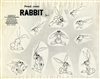 Photostat of a rabbit from Sleeping Beauty