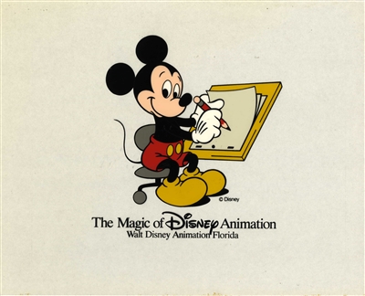 Original Sericel of Mickey Mouse "The Magic of Disney Animation"