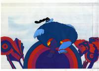 Original Production Cel of Blue Meanie from Yellow Submarine (1968)