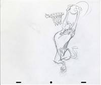 Original Publicity Drawing of Scooby Doo