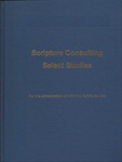 <span style="font-size: 14pt; color: rgb(0, 0, 0);">Scripture Consulting Select Studies, Second Edition</span>