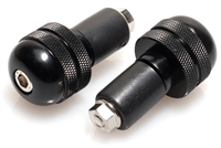 Black Aluminum Bar End Savers