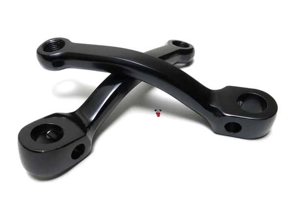 short black pedal arms - left and right