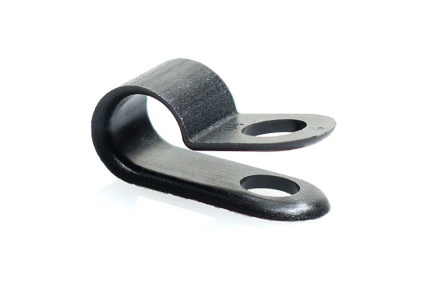 Plastic 1/4" Moped Cable Guide Clamp