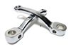 short chrome pedal arms - left and right