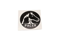 Round Pacer Logo Decal