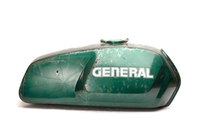 Green General Five Star Moped Gas Tank