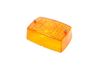 Square Amber Lens Cover - 87mm Mounting Holes