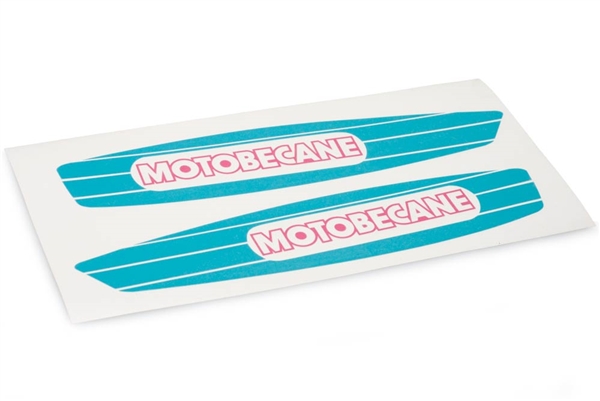 Motobecane 40T Moped Teal/Pink Gas Tank Decals