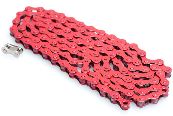 Red 1/8" Pedal Chain - 112 Links