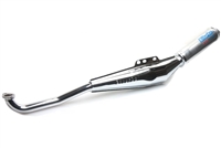Puch BiTurbo Exhaust Pipe - Aluminum Baffle