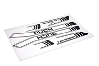 Puch Magnum FLAT BLACK Decal Set