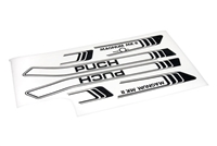 Puch Magnum GLOSS BLACK Decal Set