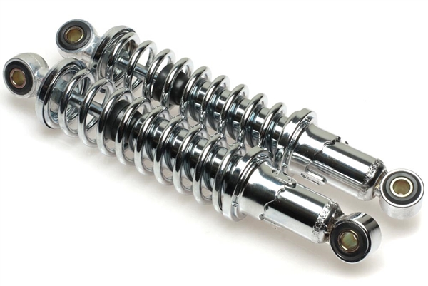 Adjustable Chrome Rear Shocks - 260mm