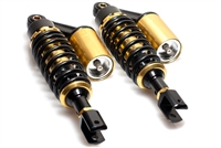 Black and Gold Adjustable Length 280mm - 300mm Gas Clevis Shocks