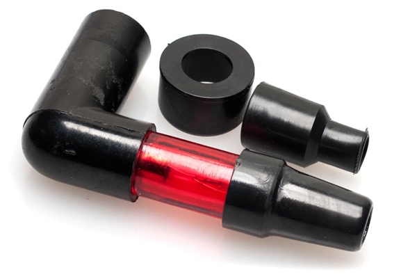 Red Light-up Spark Plug Cap