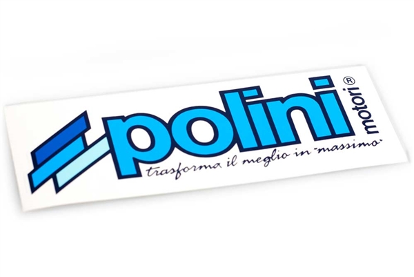 Polini Moped Sticker - 6" x 2.5"