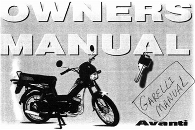 Free Garelli Avanti Step-Through Moped Manuals