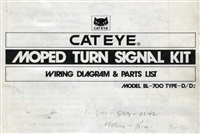 Free Cateye Moped Turn Signal Kit Instruction Manual