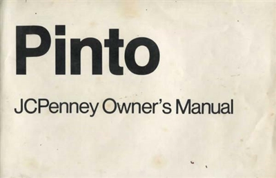 Free Puch Pinto Moped Owners Manual