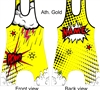 Sublimated singlet comic book theme