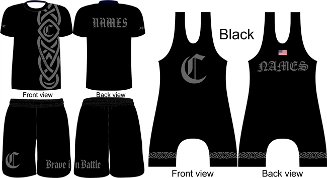 Callan Pkg #1 singlet shorts & shirt