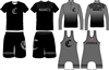 Callan Pkg #2 singlet, shorts, shirt & Q-zip